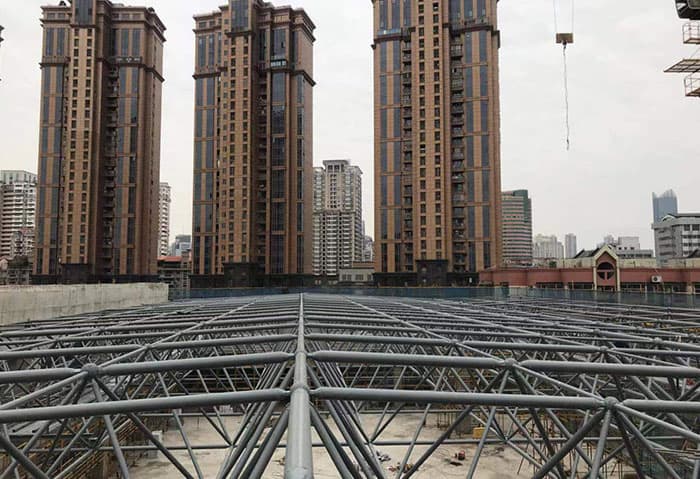 宁德螺栓球网架结构